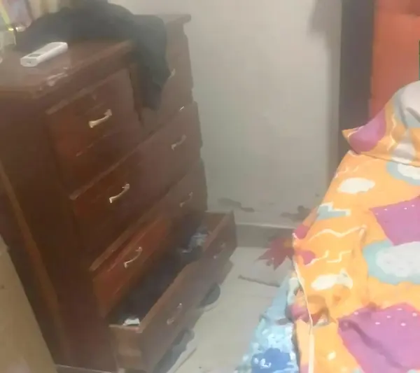 Al interior de esta habitación fueron victimados