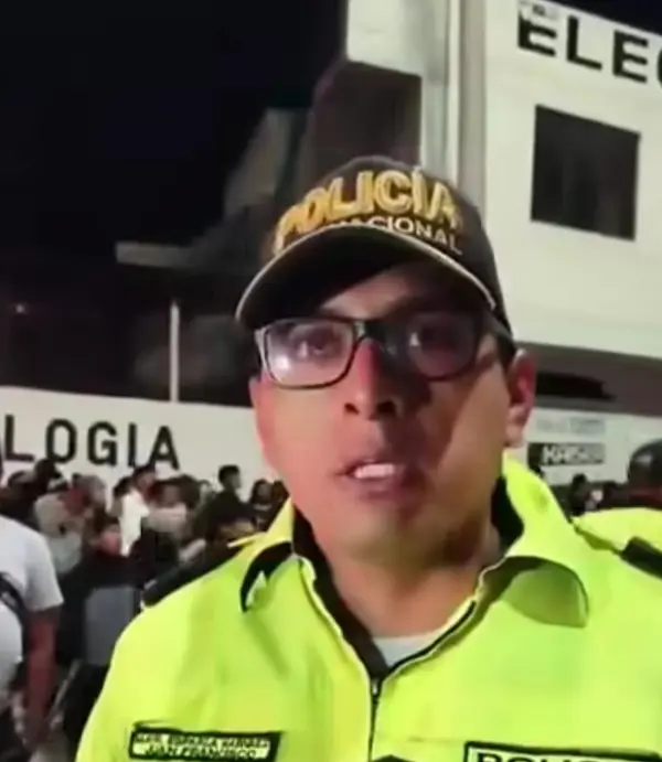 Myr. Juan Francisco Esparza, jefe de la Unidad de Accidentología Vial de Chimborazo