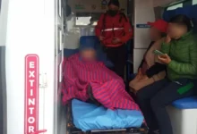 Adulta mayor de Chambo sufrió una fuerte caída