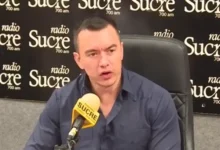 Daniel Noboa confirma que Aquiles Álvarez está en la Cárcel del Encuentro