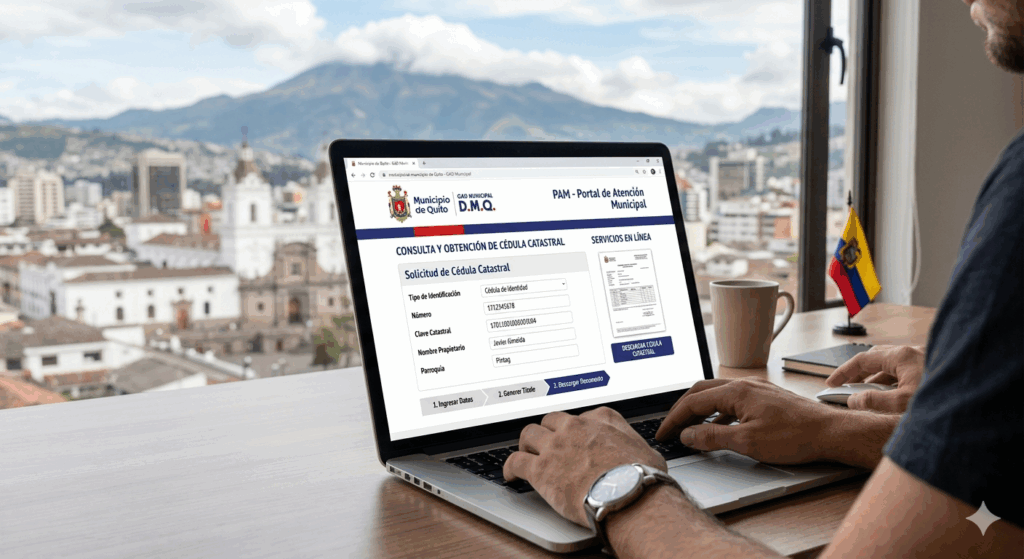 Cédula catastral Municipio de Quito: Cómo obtenerla en línea 2026