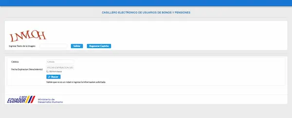 ¿Cómo consultar el bono con la cédula?
