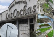 Deterioro del complejo turístico Las Cochas en Guaranda.