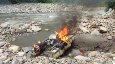 Ejército desarticula campo de minería ilegal en Limón Indanza.