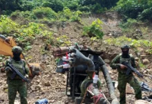 Ejército desarticula campo de minería ilegal en Méndez.