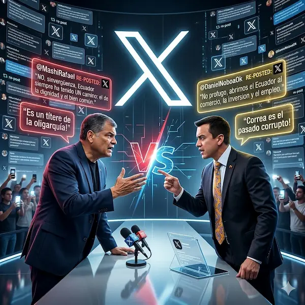 Noboa responde a Correa y defiende acuerdo comercial con EE.UU.