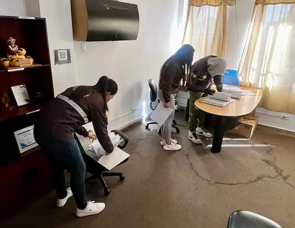 Allanamiento en la sede de la Revolución Ciudadana en Quito