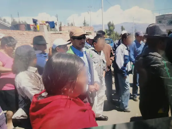Hombre de Riobamba 16 años preso por sicariato. 3 de los implicados (difuminados el rostro) están pagando condenas en la cárcel