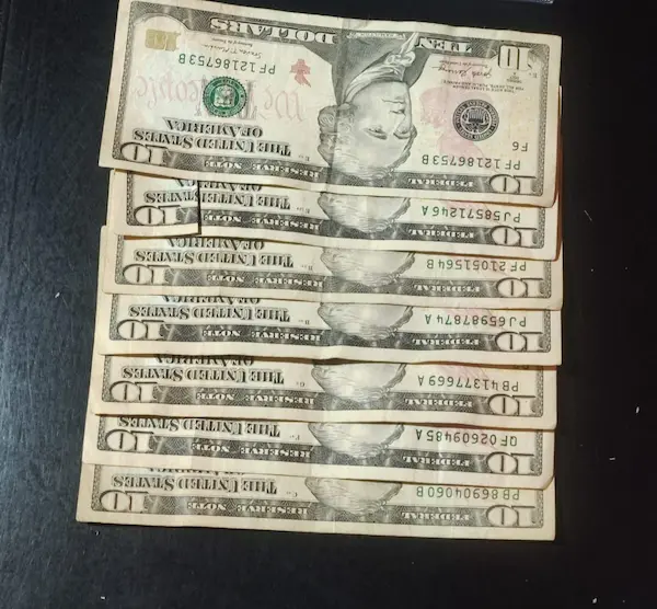 El hombre no pudo justificar el origen del dinero, y tuvo que confesar su mal proceder