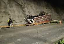 Hombre muere tras fatal accidente de tránsito en Ambato.
