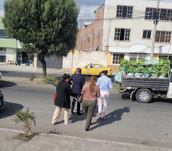 Con dolor y decepción se retiraron los familiares de Kerly, tras la audiencia de juzgamiento fallida