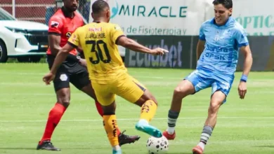 Macará vs Delfín: celestes ganaron el partido con la mínima.