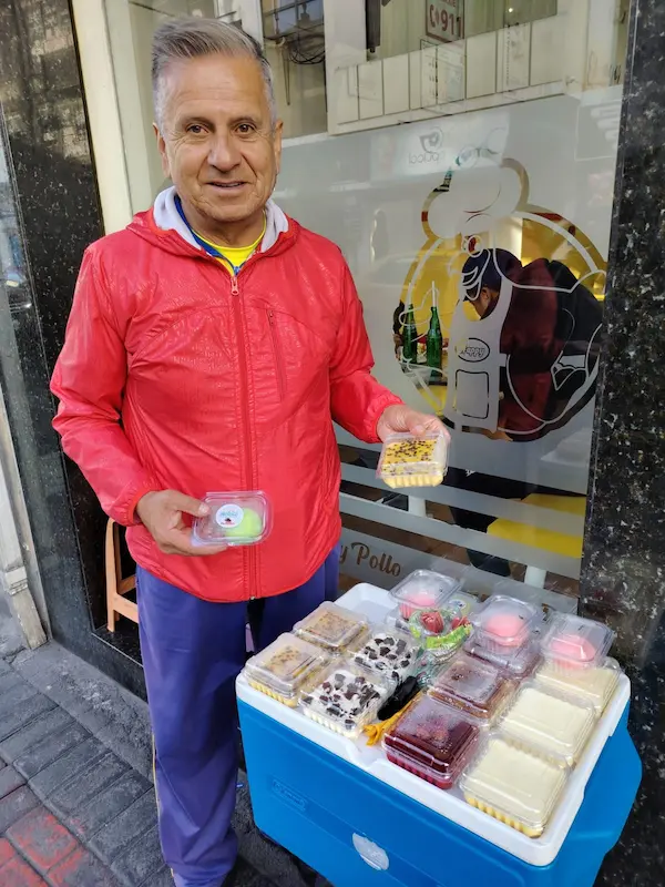 Nelson Chávez oferta las delicias todos los días