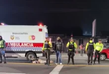 Mujer muere atropellada en el Parque Industrial de Ambato.