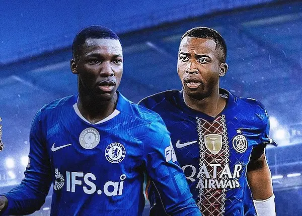 PSG y Willian Pacho golearon al Chelsea de Moisés Caicedo.