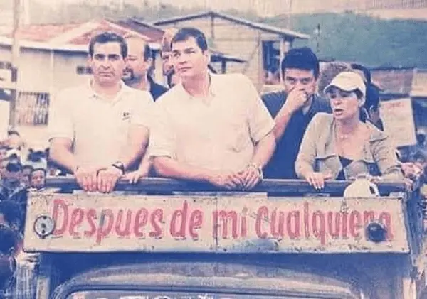 Rafael Correa durante campaña en 2006. Foto Archivo.