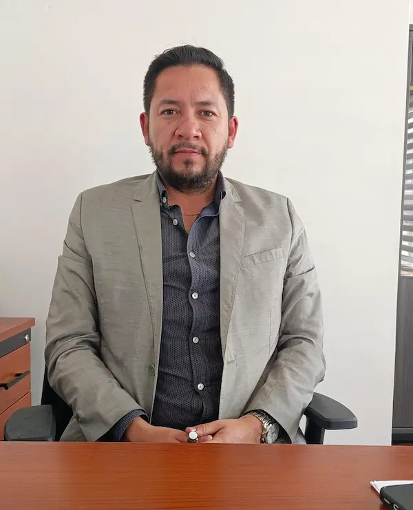 Ramiro Vallejo, gerente de Empresa Pública Rutas de Riobamba.