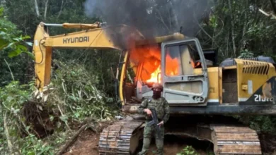 San Juan Bosco Ejército desarticula campo de minería ilegal.