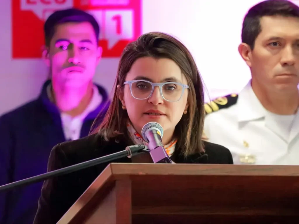 María José Pinto nombrada como embajadora del botón violeta por el ECU911