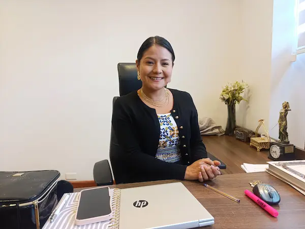 Micaela Lema, presidenta de la Comisión de Ambiente, Salubridad e Higiene.