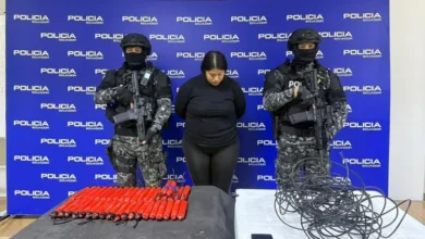 Detienen a mujer con explosivos en centro comercial de Guayaquil