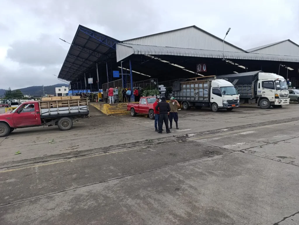 Mercado Mayorista de Riobamba: ferias y servicios.