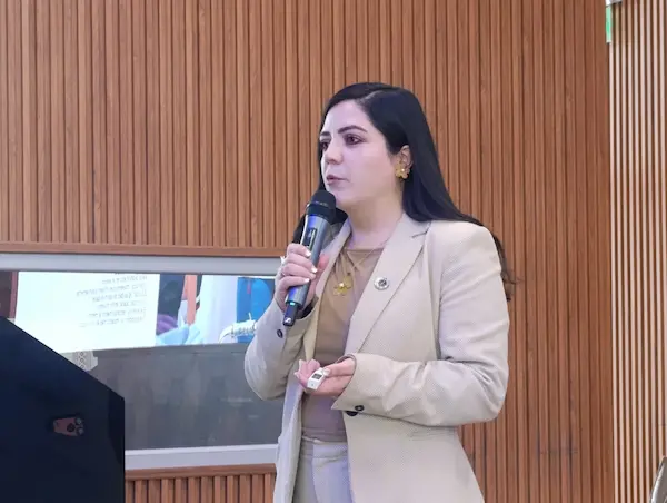 Andrea Dávila, coordinadora de Bienestar Estudiantil.