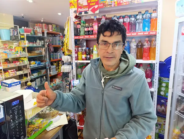 Rodrigo Angamarca es el comerciante fundador del Barrio Chino.